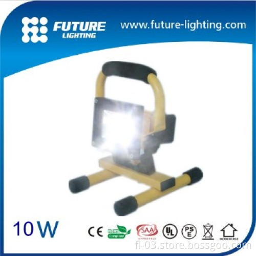 LED 10w lithium battery power cob portable bridgelux led floodlight